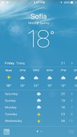 Weather - Apple iPhone SE review