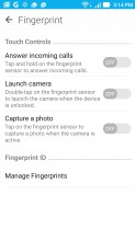 Extra functionality for the fingerprint reader - Asus Zenfone 3 ZE552KL review