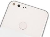 A close-up of camera and flash, fingerprint reader too - Google Pixel XL review