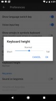 Keyboard height - Google Pixel XL review