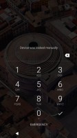 Unpinning the app asks you to unlock the phone - Google Pixel review