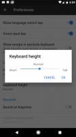 Keyboard height - Google Pixel review