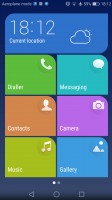 Simple homescreen with a tiled interface - Honor 8 review