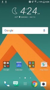 Homescreen and app drawer - HTC 10 hands-on