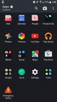 Default layout of the pre-installed apps in the Sense launcher - HTC 10 Review review