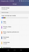 Storage reading before installing any apps - Huawei Honor 5x review