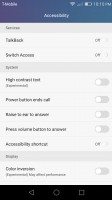 Accessibility options on the Honor 5X - Huawei Honor 5x review