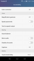 Accessibility options on the Honor 5X - Huawei Honor 5x review