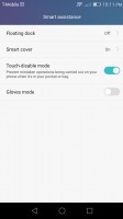 Glove mode found in smart assistance menu - Huawei Honor 5x review