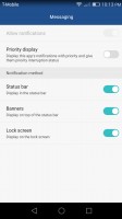 Notification center allows you to customize alerts on a per-app basis - Huawei Honor 5x review