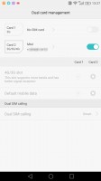 Dual-SIM settings - Huawei Mate 8 review