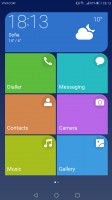 Simple homescreen with a tiled interface - Huawei Mate 9 review