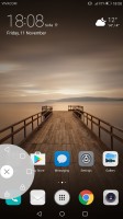 floating dock in action - Huawei Mate 9 review