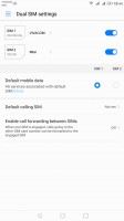 Dual-SIM settings - Huawei Mate 9 review