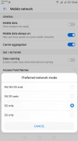 mobile networks settings - Huawei Mate 9 review