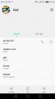 a single contact - Huawei Nova Plus review