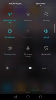 quick settings - Huawei nova review