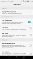 Fingerprint sensor gestures - Huawei nova review