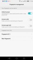 Lockscreen options - Huawei P9 lite review