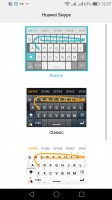 Keyboard themes - Honor 7 Lite (5c) review