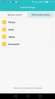 Selecting folders - Huawei P9 lite review