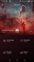 Music player - Huawei P9 lite review