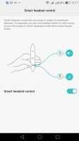 Smart headset control - Huawei P9 lite review