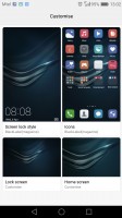 theme settings - Huawei P9 Plus review