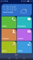 Simple homescreen with a tiled interface - Huawei P9 Plus review