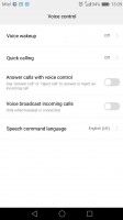 Voice control - Huawei P9 Plus review