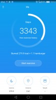 Health app homescreen - Huawei P9 Plus review