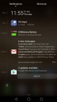 Expanded notifications - Huawei P9 Plus review