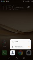 Press Touch on system app icons - Huawei P9 Plus review