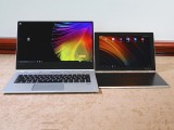 Lenovo Yoga 910 next to the Yoga Book - IFA 2016 Lenovo