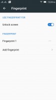 Fingerprint options - Lenovo Vibe K4 Note review