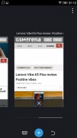 UC Browser - Lenovo Vibe K5 review