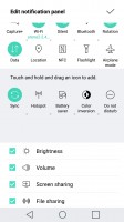 Editing notifications - LG G5 review
