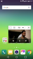 The video player supports subtitles and QSlide - LG G5 review