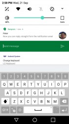 Quick reply from the notifications - LG V20 review