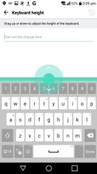 Changing the keyboard's height - LG V20 review