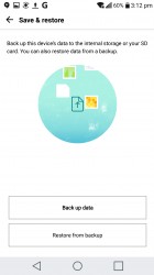LG Backup can also transfer your data between phones - LG V20 review