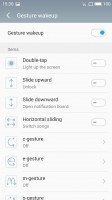Configuring gestures wakeup - Meizu m3 note review