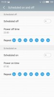 Scheduled power on and power off - Meizu m3 note review