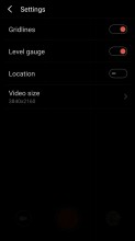 Camcorder UI - Meizu MX6 review