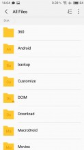 File manager - Meizu MX6 review
