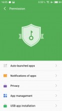 Security app - Meizu MX6 review