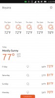Weather app - Meizu Pro 5 Ubuntu Edition review