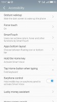 The accessibility settings - Meizu Pro 6 review
