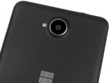 A soft finish plastic back and nicely made insides with metal plates - Microsoft Lumia 650 review
