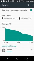 Various locations where Moto Mod battery life is shown - Moto Z Droid Edition Review